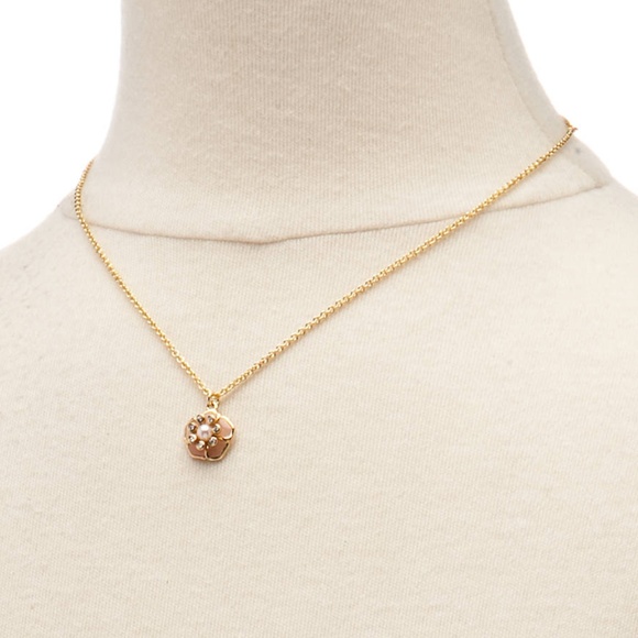 NEW Kate Spade 12K Gold Sunset Blossoms Necklace - Picture 6 of 6
